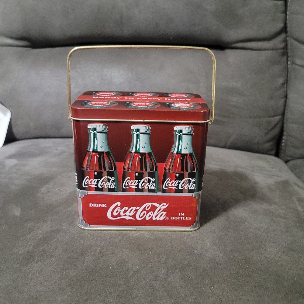 THE TIN BOX COMPANY - COCA COLA TIN - 6 BOTTLE CARTON